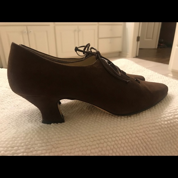 Enzo Angiolini Vintage Gatsby Brown Suede 9 N - Picture 7 of 8